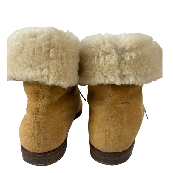 WATHNE Suede and Wool Ankle Boots - Picture 4 of 7